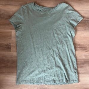 Green Tee with Pocket
